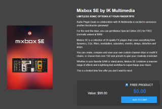 Claim gratis de software MixBox SE t.w.v. €99 van IK Multimedia