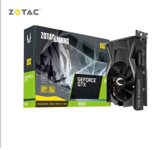 Tarjeta Gráfica Zotac Gaming GeForce GTX 1650 OC 4GB GDDR6 por 169.94€