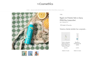 Regalo mini Protector Solar en Spray FPS30 Piña Colada 60ml por compra