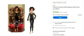 Muñeca Barbie Signature Music Juan Gabriel $659 | Descuento Walmart