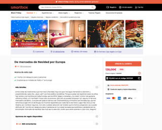 De mercados Navidad por Europa desde 112€ con Smartbox