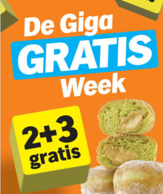 Albert Heijn Giga Gratis week met veel producten 2+3 gratis
