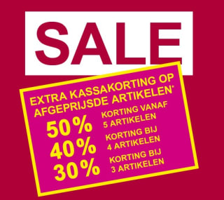 Tot 50% extra stapelkorting op de sale van Takko Fashion