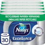 60 rollen 5x Nalys Excellence Maxi-Vel Toiletpapier 5-Laags 1+1 gratis bij Plein