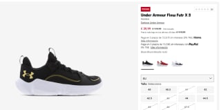 Under Armour Flow Futr X 3 zapatillas por 39,99€ en dos colores