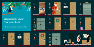 Tel af tot kerst met de Van der valk advent kalender