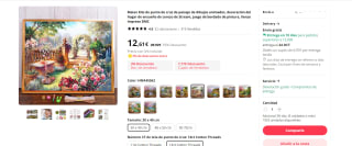 Recopilación Kits punto de cruz paisajes por 12,36€