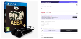 Juego PS4 Let's Sing ABBA por 17€ (Cuenta Nueva 10.2€)