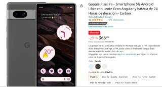 Google Pixel 7a 128GB Zwart of wit voor €368 bij Amazon