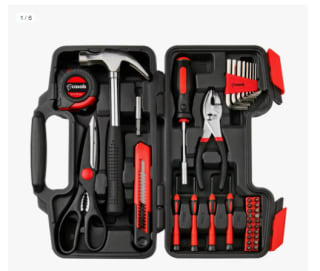 Caja de herramientas HH39 con 39 piezas por 16.99€ (Cuenta Nueva 10.2€)