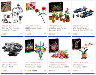 Lego 20% descuento en muchos modelos grandes ofertas