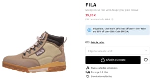 Zapatillas para Mujer Fila TREKKING GRUNGE II CVS MID por 39.99€