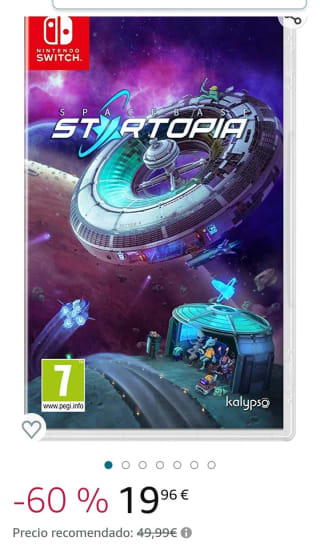 Spacebase Startopia, Nintendo Switch por 19,96€.
