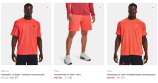 Tot 50% korting tijdens de mid season sale bij Under Armour