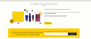 códigos descuento de bienvenida en L'Occitane regalo por compra