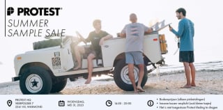 Protest Sample Sale 31 mei in Warmond