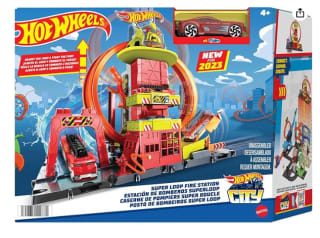 Hot Wheels City Super Loop Parque De Bomberos por 18€