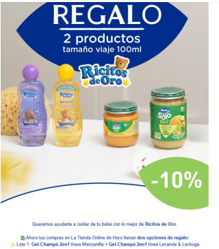 regalo dos productos de 100ml por tu compra en Hero