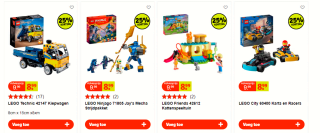 25% extra kassa korting op alle Lego bouwsets bij Kruidvat