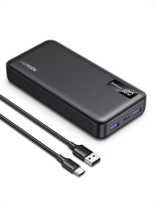 UGREEN Power Bank 20.000mAh 22.5W voor €23,99 bij Amazon