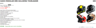 Casco Modular SMK Gullwing Tourleader por 69€