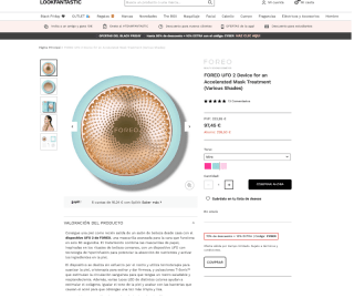 BLACK FRIDAY FOREO UFO 2 a tan solo 87€