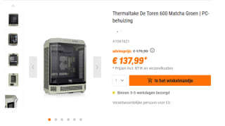 Thermaltake Tower 600 Midi Tower Matcha Groen Behuizing voor €137,26 bij Nbb