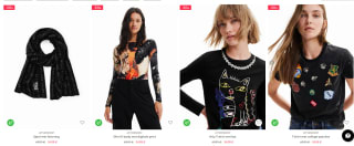 50% korting op dameskleding en accessoires tijdens de sale bij Desigual