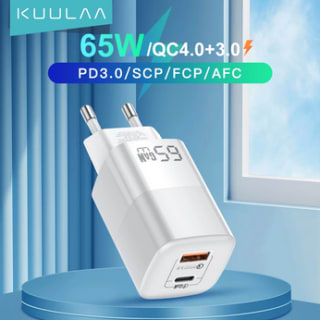 Cargador GaN de 65W Rapida USB a solo 16,84€