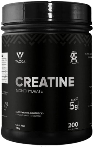 Creatina Monohidratada Sin sabor 1 kg Yaoca por $912 en Amazon