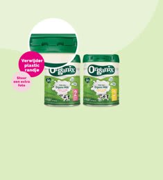 Probeer Organix biologische opvolgmelk 2 of 3 voor €9 na cashback via Scoupy