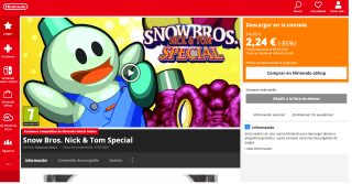 Snow Bros Nick & Tom Special por solo 1,90€