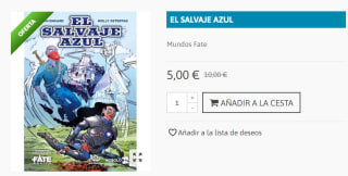 Juego El Salvaje Azul por 5€