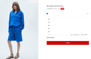 Bermudas lyocell pinzas para Mujer por 7.99€