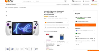 Asus ROG Ally Z1 extreme Reaco por solo 429€
