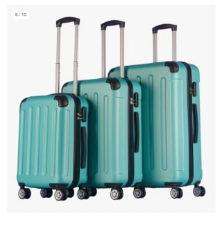 Juego de 3 Maletas Trolley ABS Semirrígidas 4 Ruedas por 64.2€ (Cuenta Nueva 54.2€)