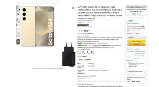 Samsung Galaxy S24 256GB 4 y Cargador 45W por 789,01€
