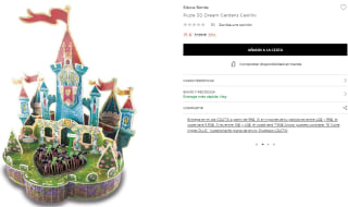 Puzzle 3D Dream Gardens Castillo por 15€