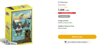 Juego de Mesa El Palomar por 7.5€