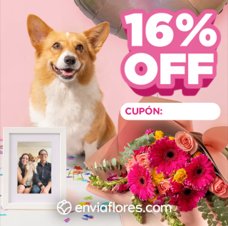 Cupón Envía Flores: 16% de descuento