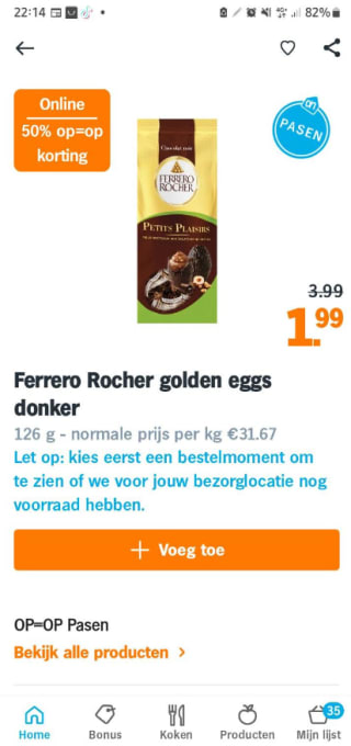 Ferrero 50% ah