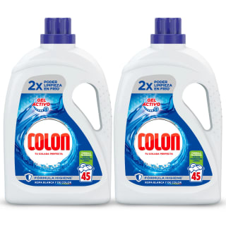 Pack 2 x 45 lavados de Colon Gel Activo Detergente para la lavadora por 10€