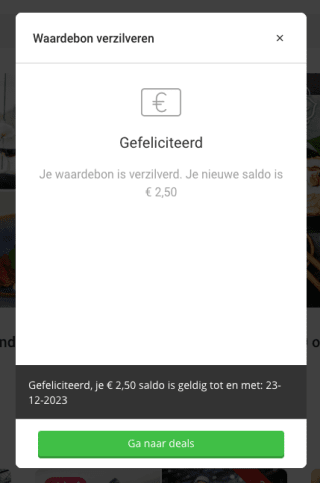 Social Deal kortingscode voor € 2,50 korting