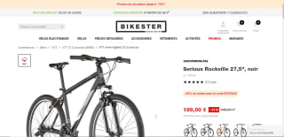 Serious Rockville 27,5", noir à 199€