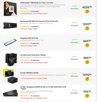 Hasta 20% descuento en productos seleccionados en LDLC