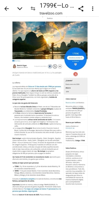 Lo mejor de China 17 días desde 1799€.