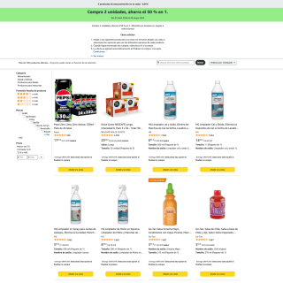 Compra 2 unidades Ahorra el 50 % en 1 Selección de productos en Amazon