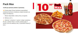 Buffet libre en Telepizza desde solo 6,95€