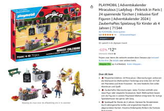 Playmobil Adventskalender Miraculous: Picknick in Parijs voor €12,90 bij Amazon