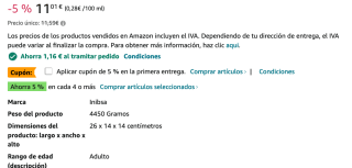 4 x 1000 ml Inibsa Geles Gel Dermatológico cuidado de la piel y el cabello por solo 9,27€